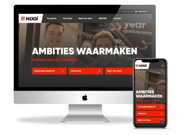 Website voor Kooi