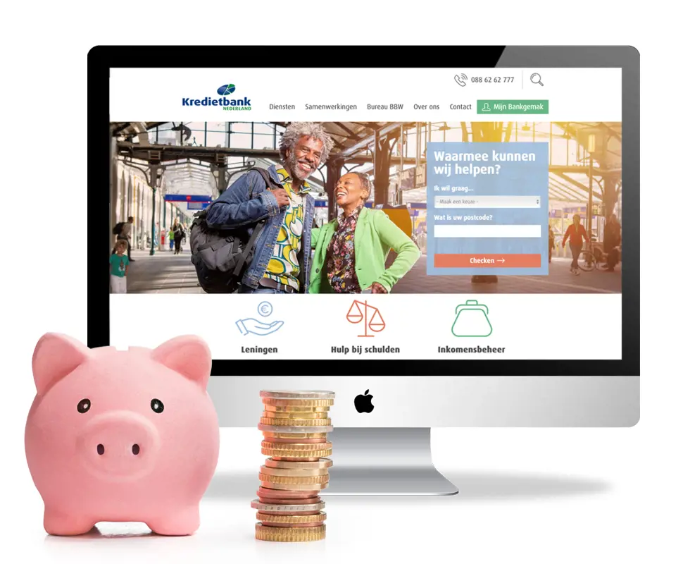 Nieuwe website kredietbank Nederland